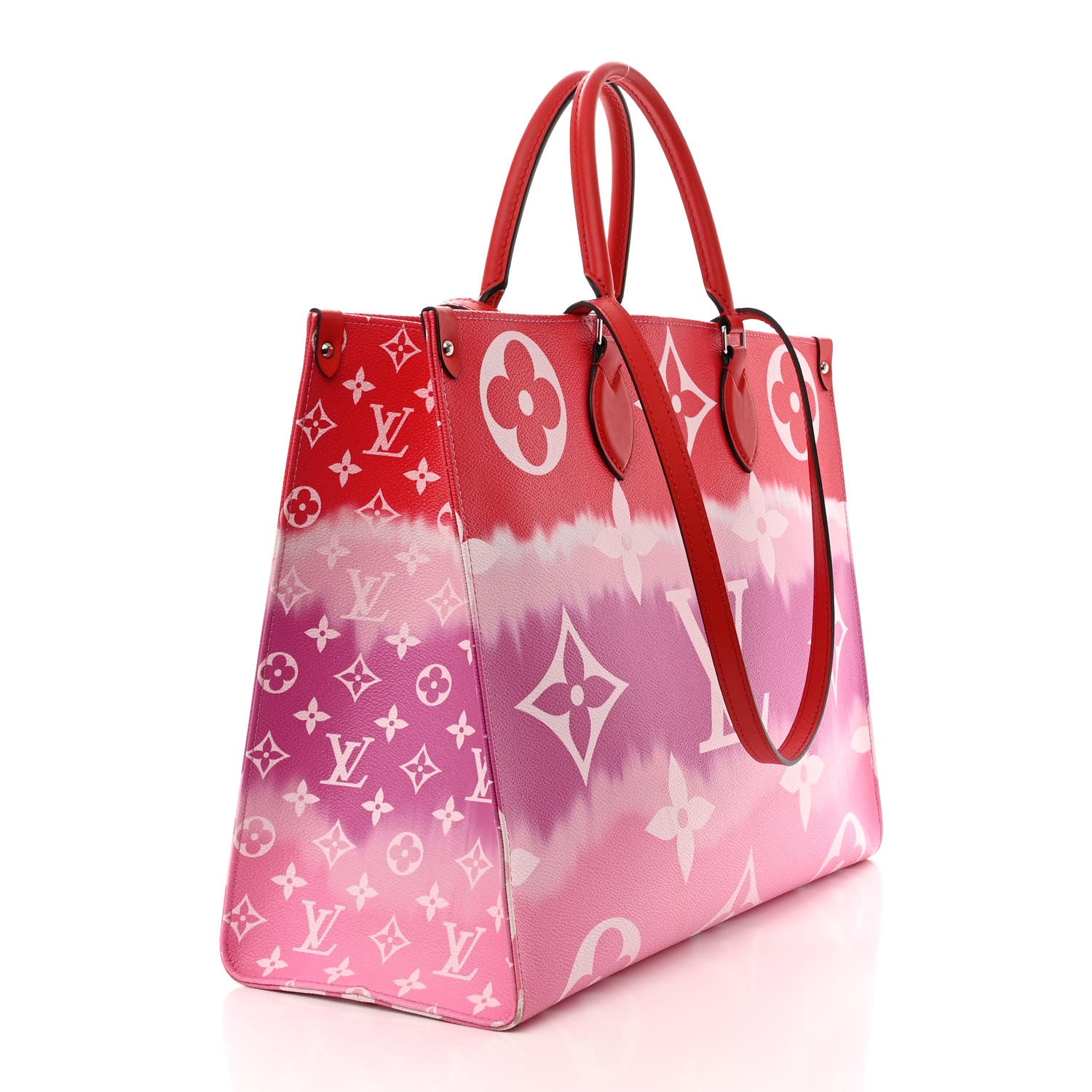 Louis Vuitton Monogram Escale Onthego GM Rouge 3 of 18