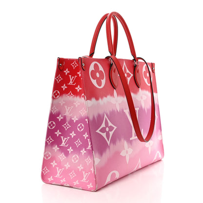 Louis Vuitton Monogram Escale Onthego GM Rouge 3 of 18
