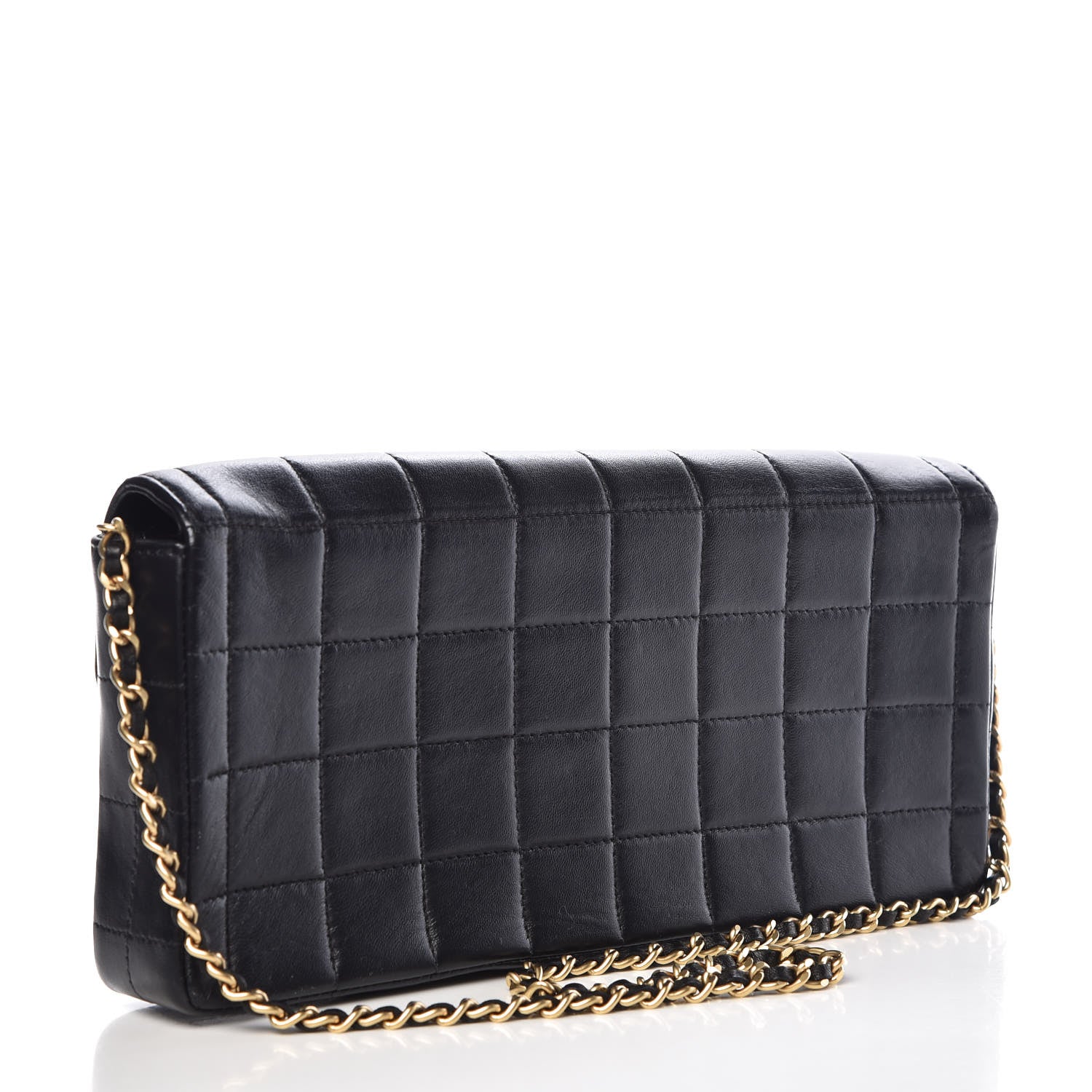 Chanel Lambskin East West Chocolate Bar Flap Black 3 of 10
