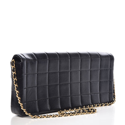 Chanel Lambskin East West Chocolate Bar Flap Black 3 of 10