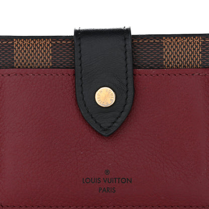Louis Vuitton Damier Ebene Juliette Wallet Bordeaux Black 8 of 10