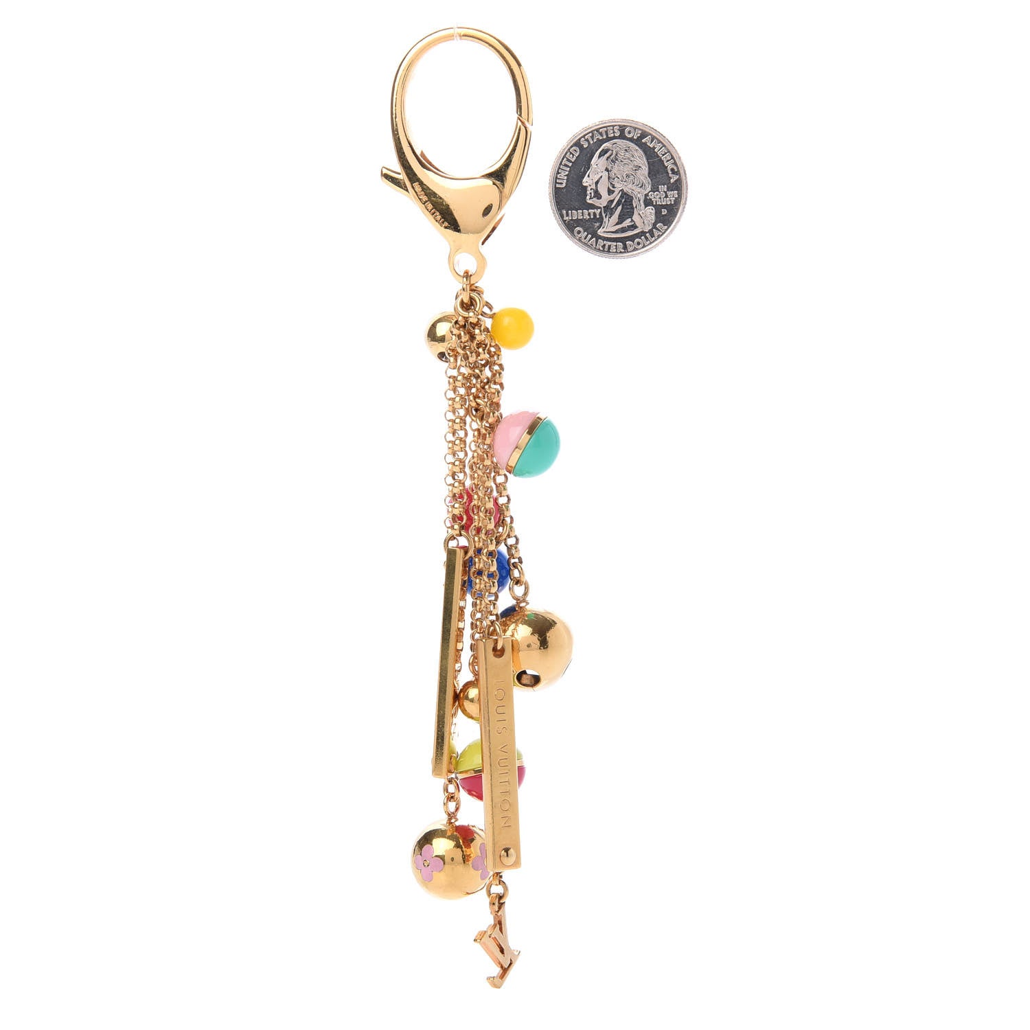 Louis Vuitton Grelots Bag Charm Key Ring 2 of 5