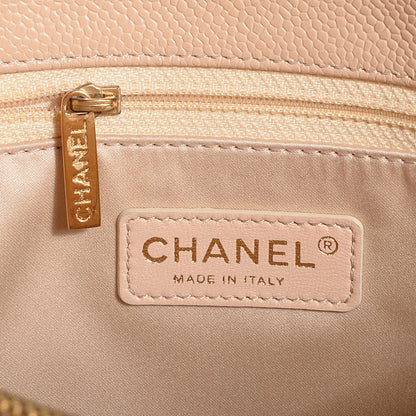 Chanel Caviar Quilted Grand Shopping Tote GST Beige Clair 6 of 7