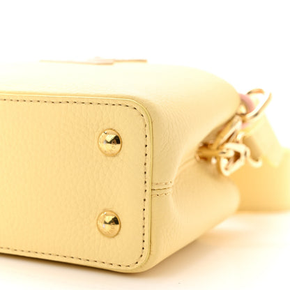 Louis Vuitton Taurillon Mini Capucines Jaune Plume 9 of 9
