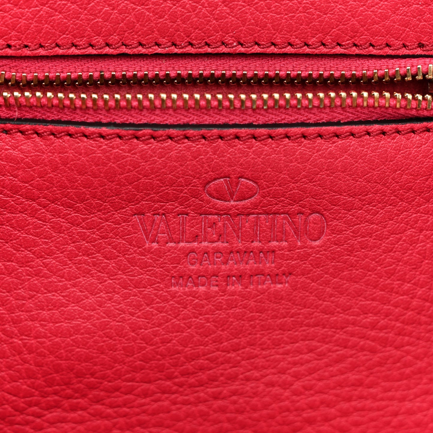 Pebbled Calfskin Mini Rockstud Tote  Cyclamin