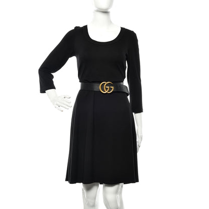 Gucci Calfskin Double G 40mm Belt 85 34 Black 2 of 6