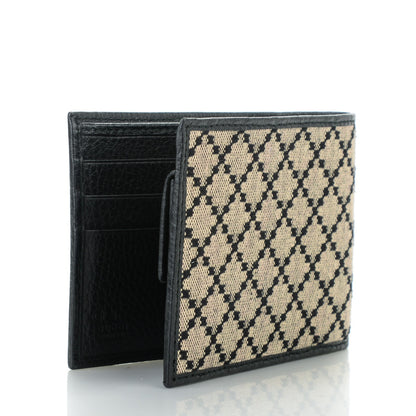 Gucci Diamante Bi-Fold Wallet Black 3 of 7