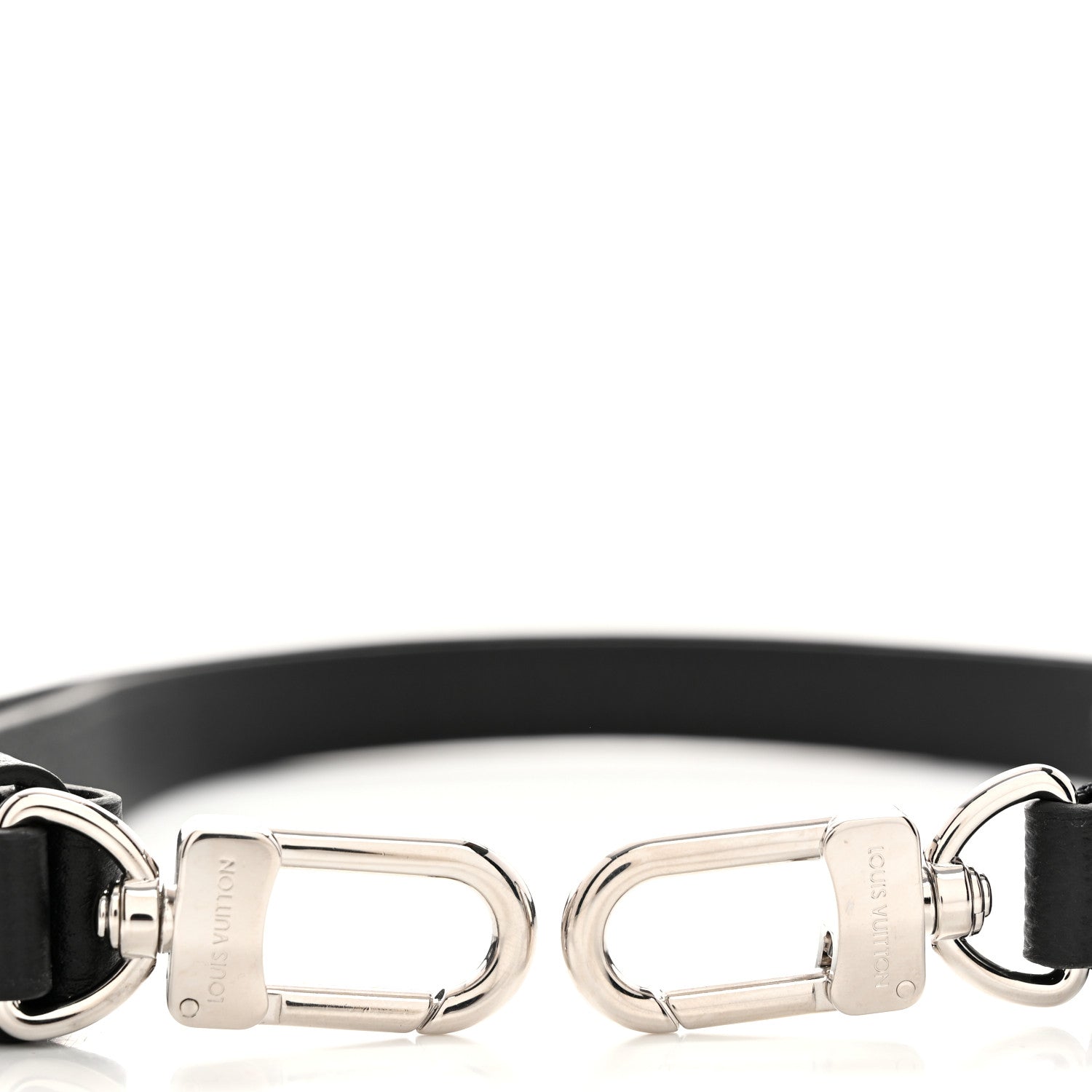 Louis Vuitton Calfskin Buci Shoulder Strap Black 4 of 4