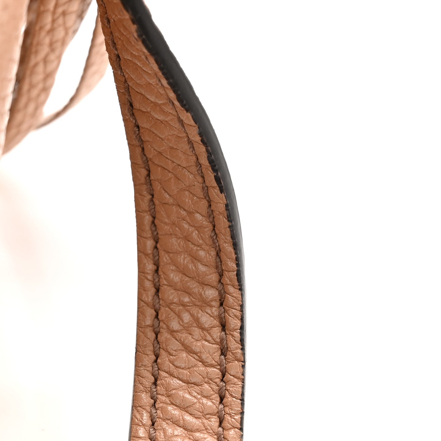 Pebbled Calfskin Small Soho Disco Bag Camelia