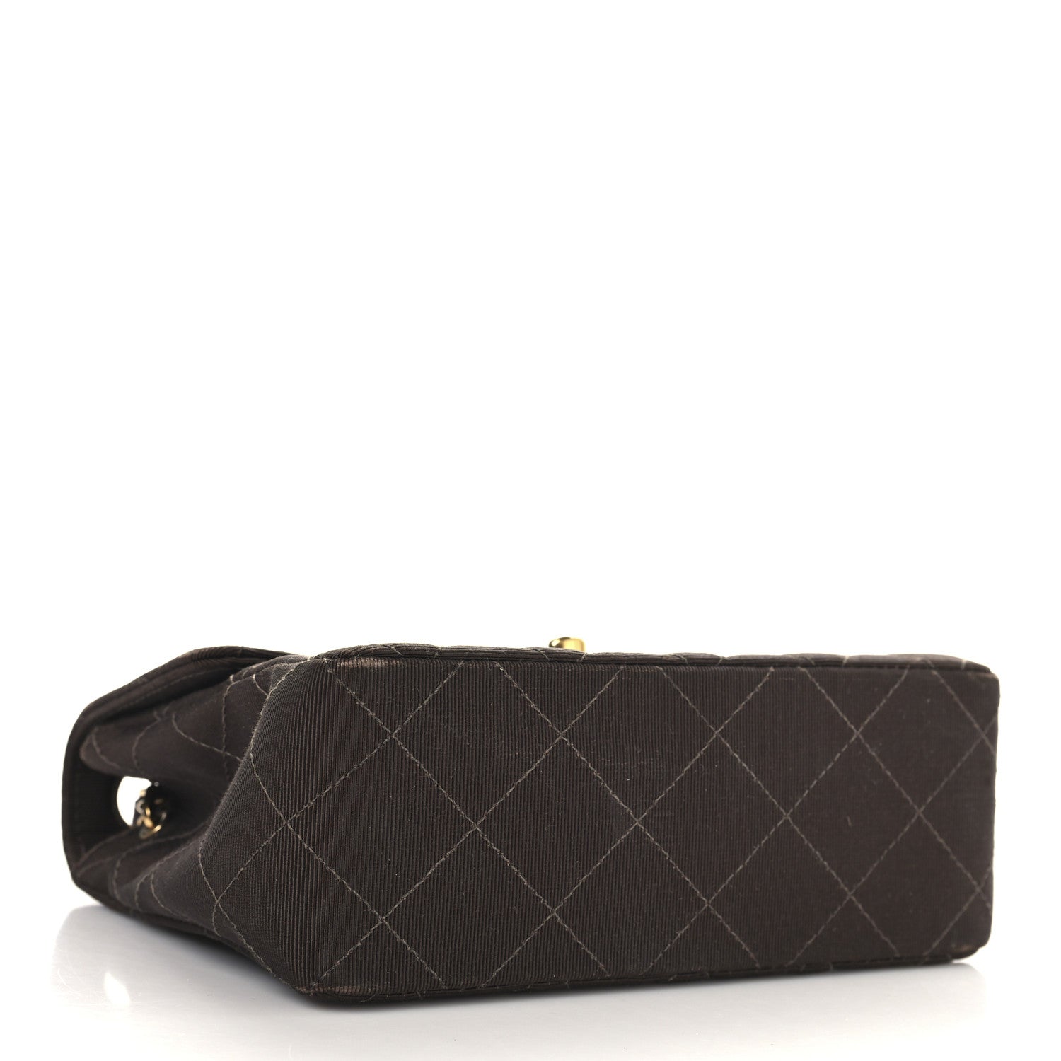 Chanel Grosgrain Quilted Mini Square Flap Brown 4 of 12
