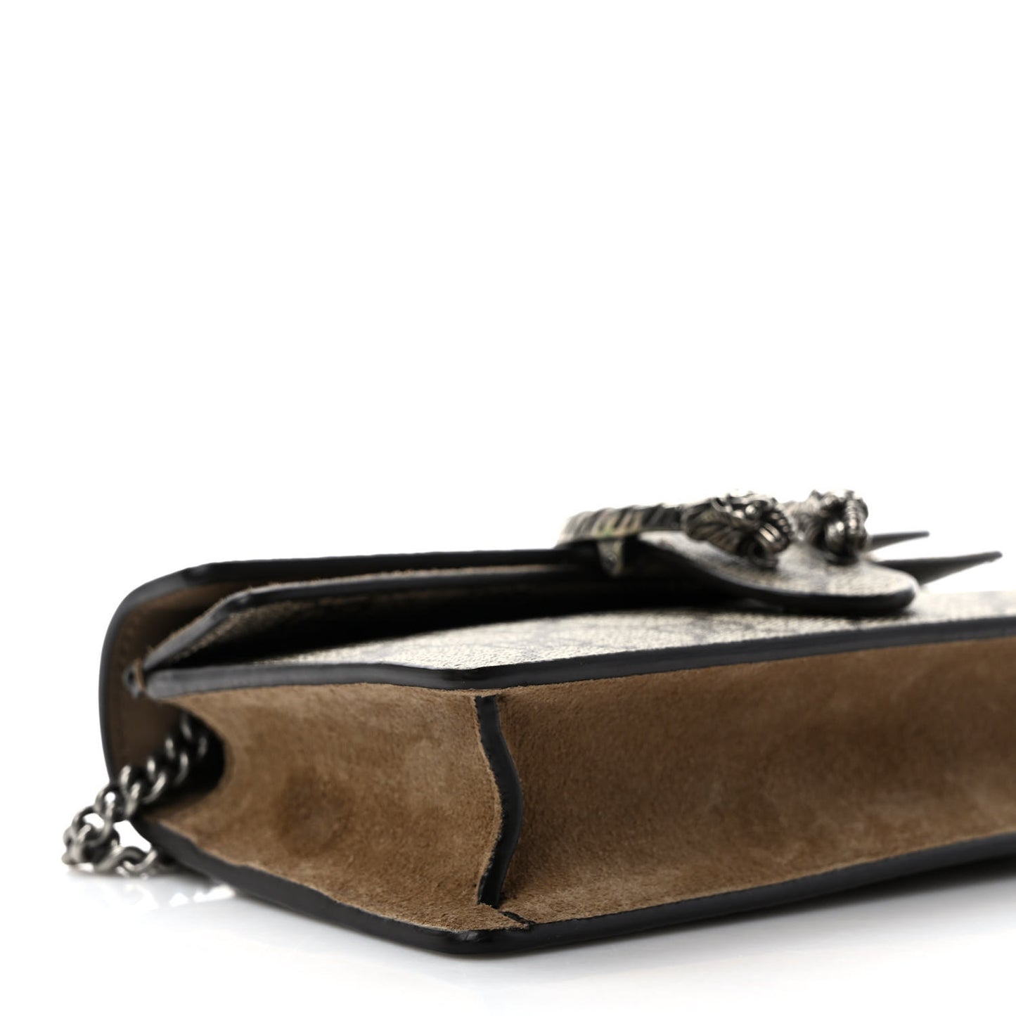 GG Supreme Monogram Super Mini Dionysus Shoulder Bag Taupe