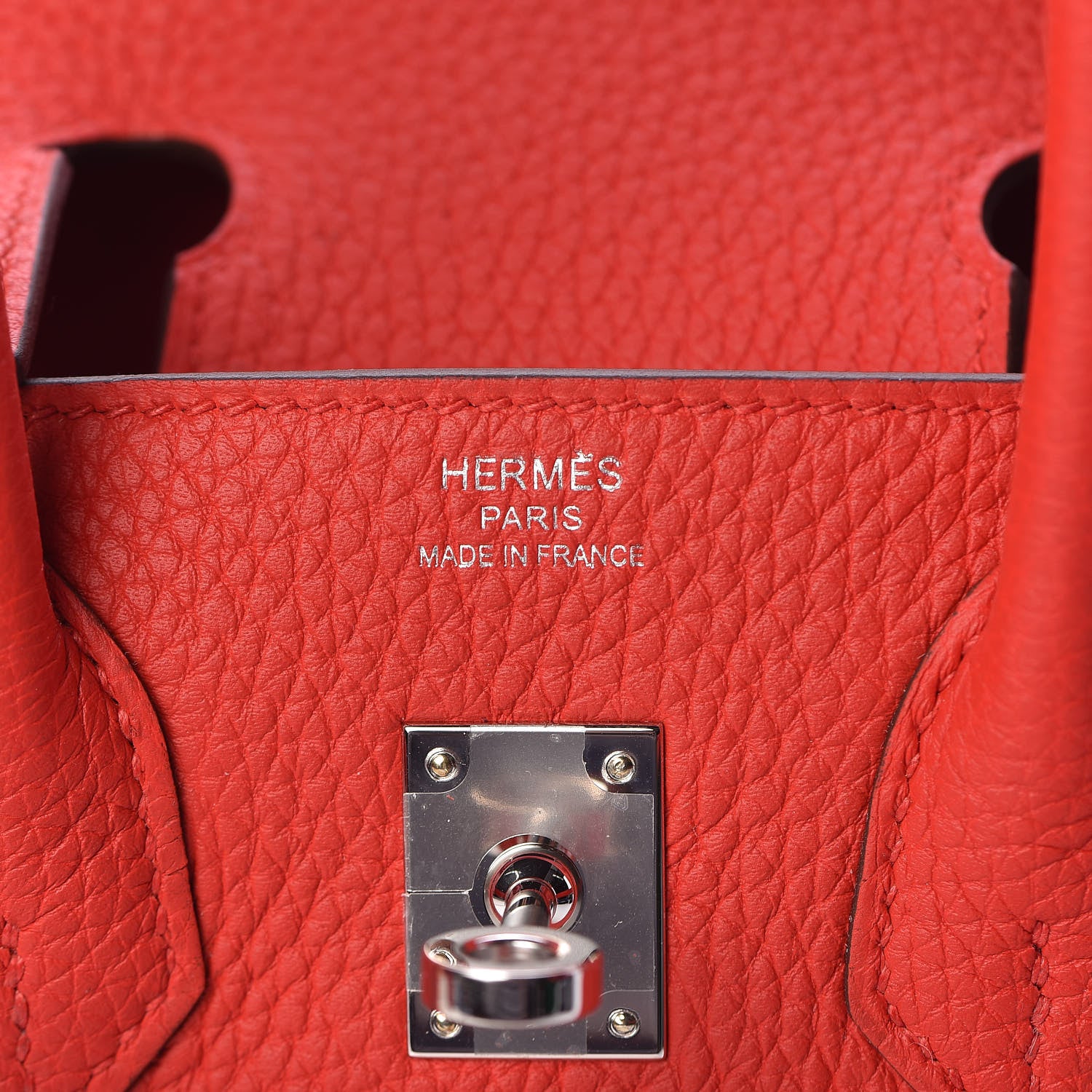 Hermes Togo Birkin 25 Rouge De Coeur 20 of 31