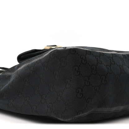 Gucci Monogram Abbey D Ring Tote Black 9 of 10