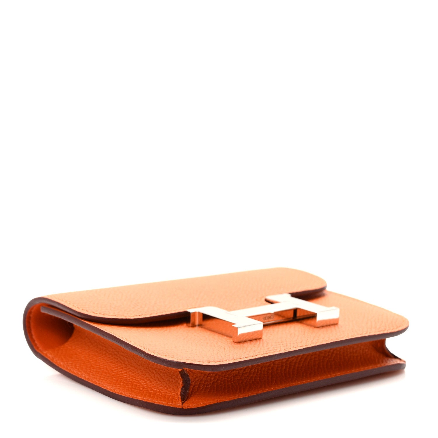 Hermes Epsom Constance Slim Wallet Abricot 5 of 7