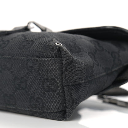 Gucci GG Monogram Web Flight Belt Bag Black 9 of 10