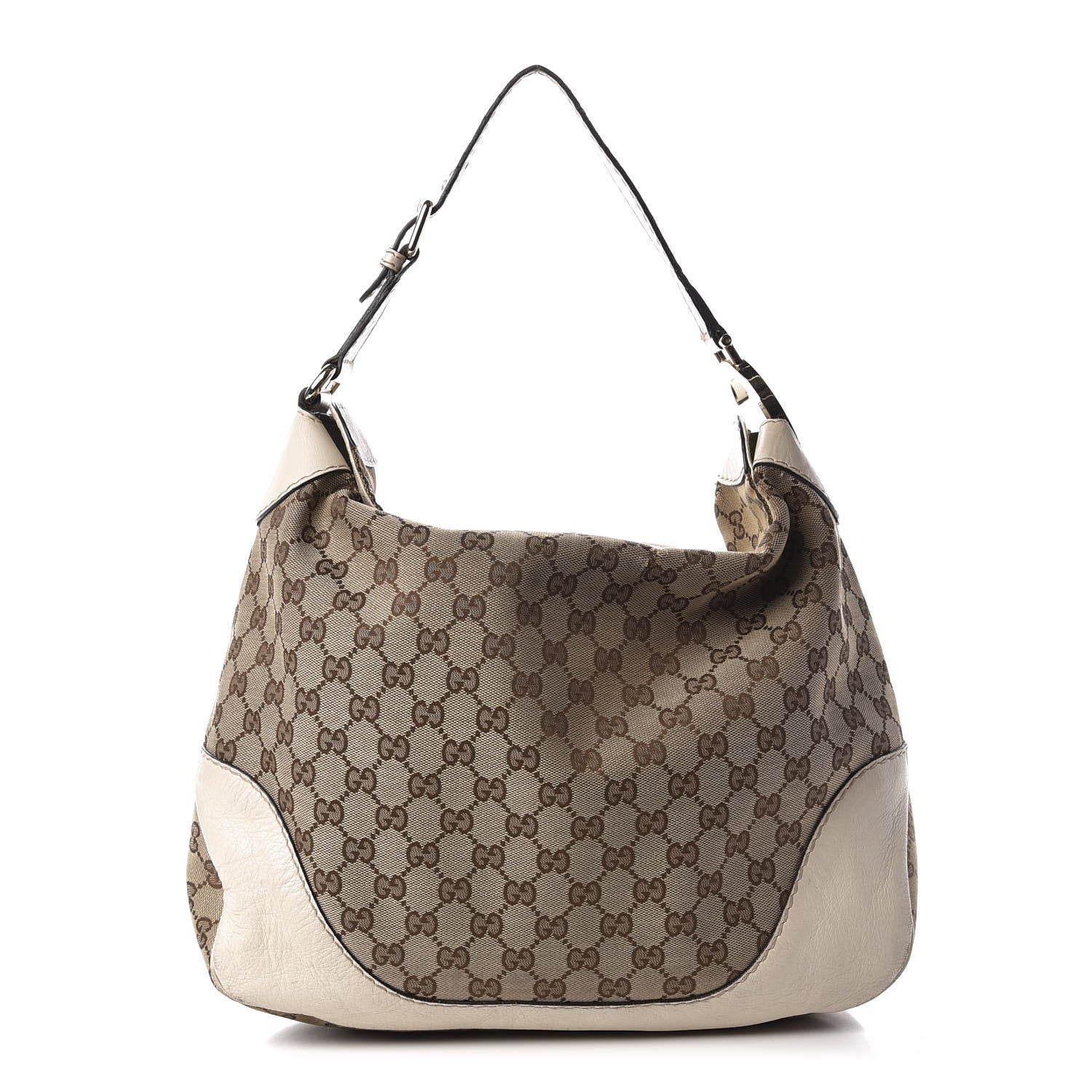 Gucci Monogram Medium Charlotte Hobo Off White 1 of 14