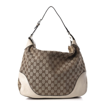 Gucci Monogram Medium Charlotte Hobo Off White 1 of 14