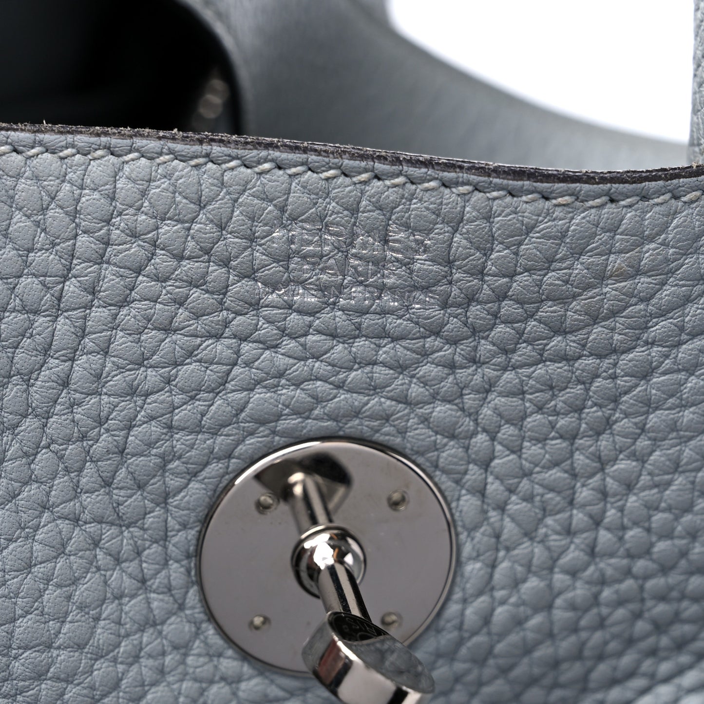 Taurillon Clemence Lindy 30 Bleu Glacier
