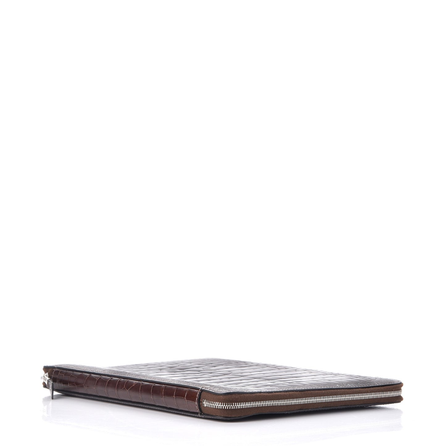 Shiny Alligator Semainier Zip Agenda Ebene
