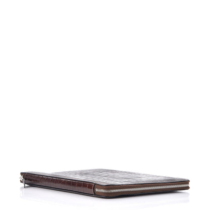 Hermes Shiny Alligator Semainier Zip Agenda Ebene 4 of 8