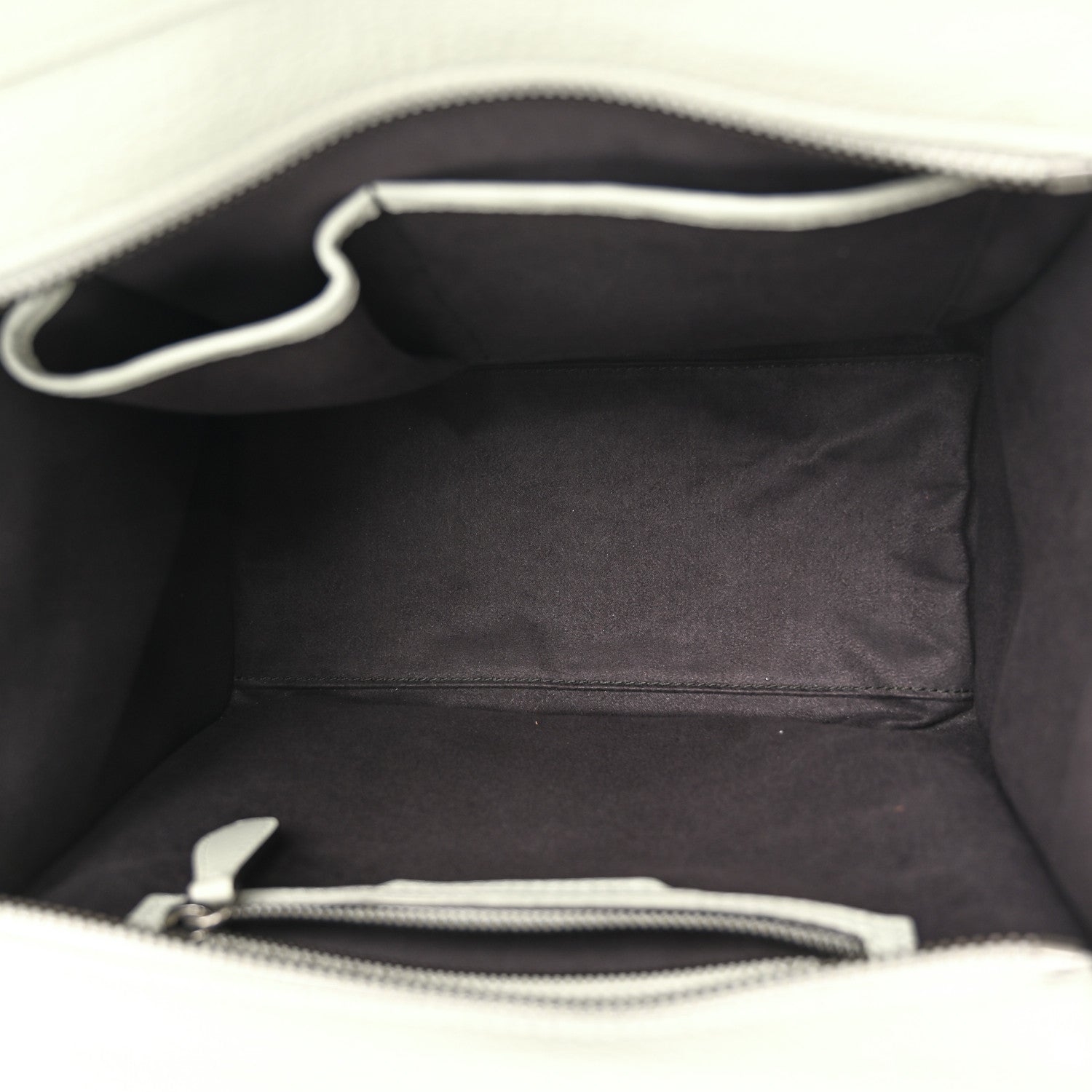 Celine Drummed Calfskin Micro Luggage Lune 5 of 13
