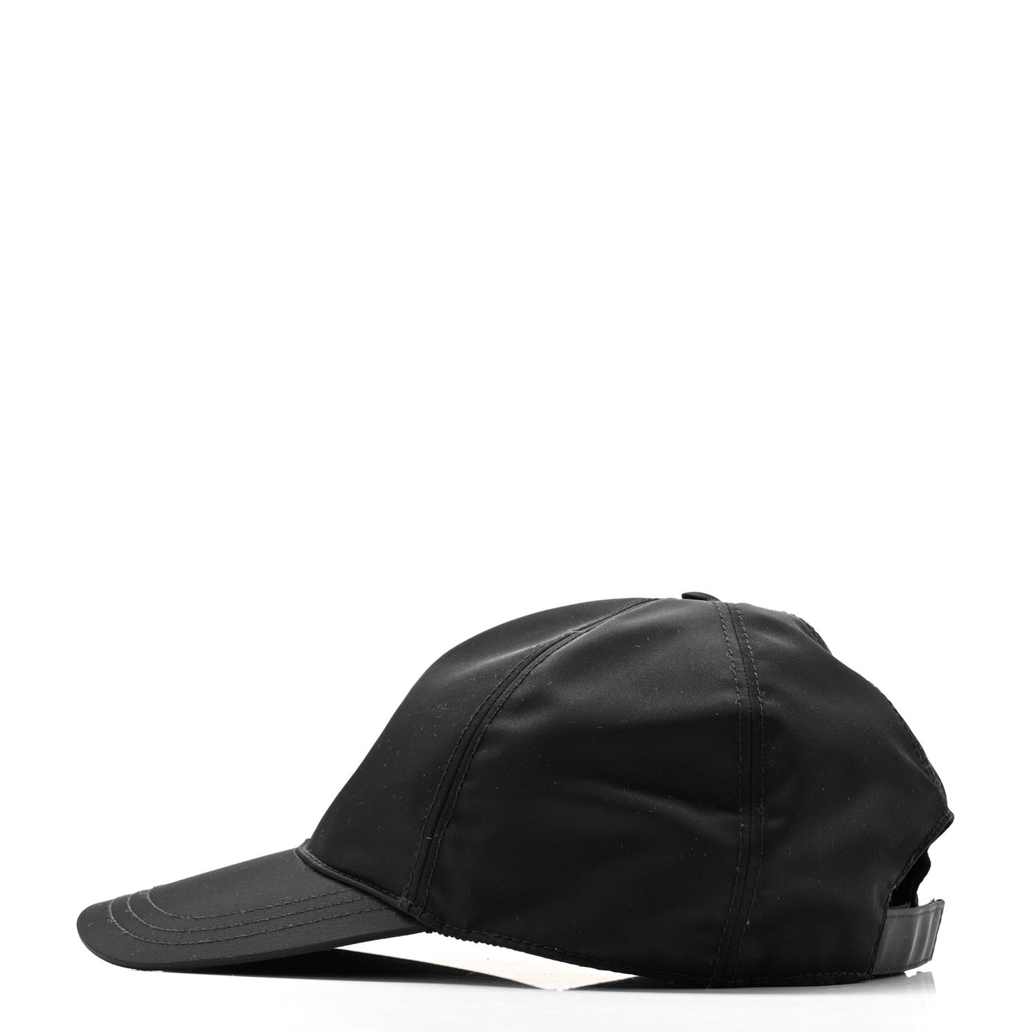 Tessuto Nylon Logo Baseball Cap M Black