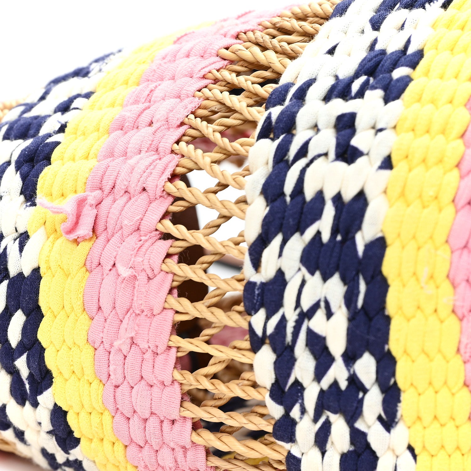 Loewe Raffia Anagram Paulas Ibiza Small Basket Tote Bag Natural