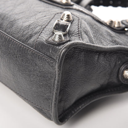 Balenciaga Agneau Giant 12 Silver Hardware Mini City Gris Fossile 12 of 13