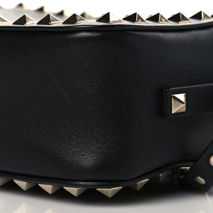 Valentino Garavani Pebbled Calfskin Rockstud Camera Crossbody Bag Black 9 of 9