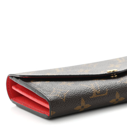 Louis Vuitton Monogram Sarah Wallet NM Coquelicot 8 of 9