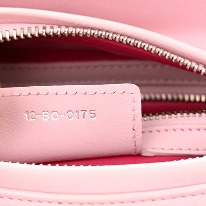 Christian Dior Calfskin Patent Embroidered Valentines Day Heart Medium Lady Dior Pink Multicolor 7 of 11