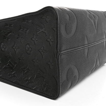 Louis Vuitton Empreinte Monogram Giant OnTheGo MM Black 8 of 9