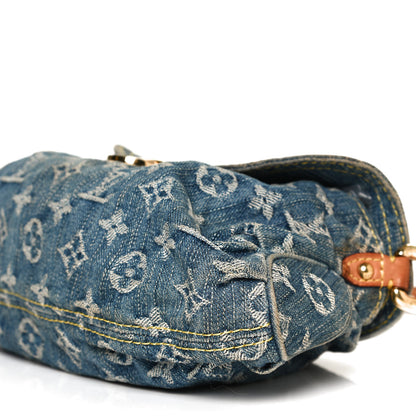 Louis Vuitton Monogram Denim Mini Pleaty Blue 9 of 11