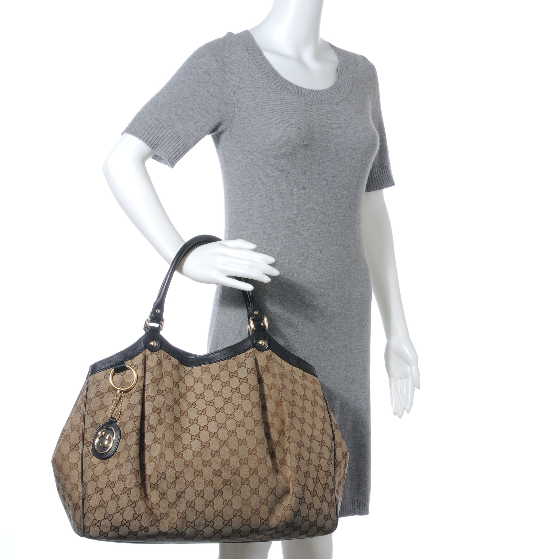 Gucci Monogram Large Sukey Ebony 2 of 8
