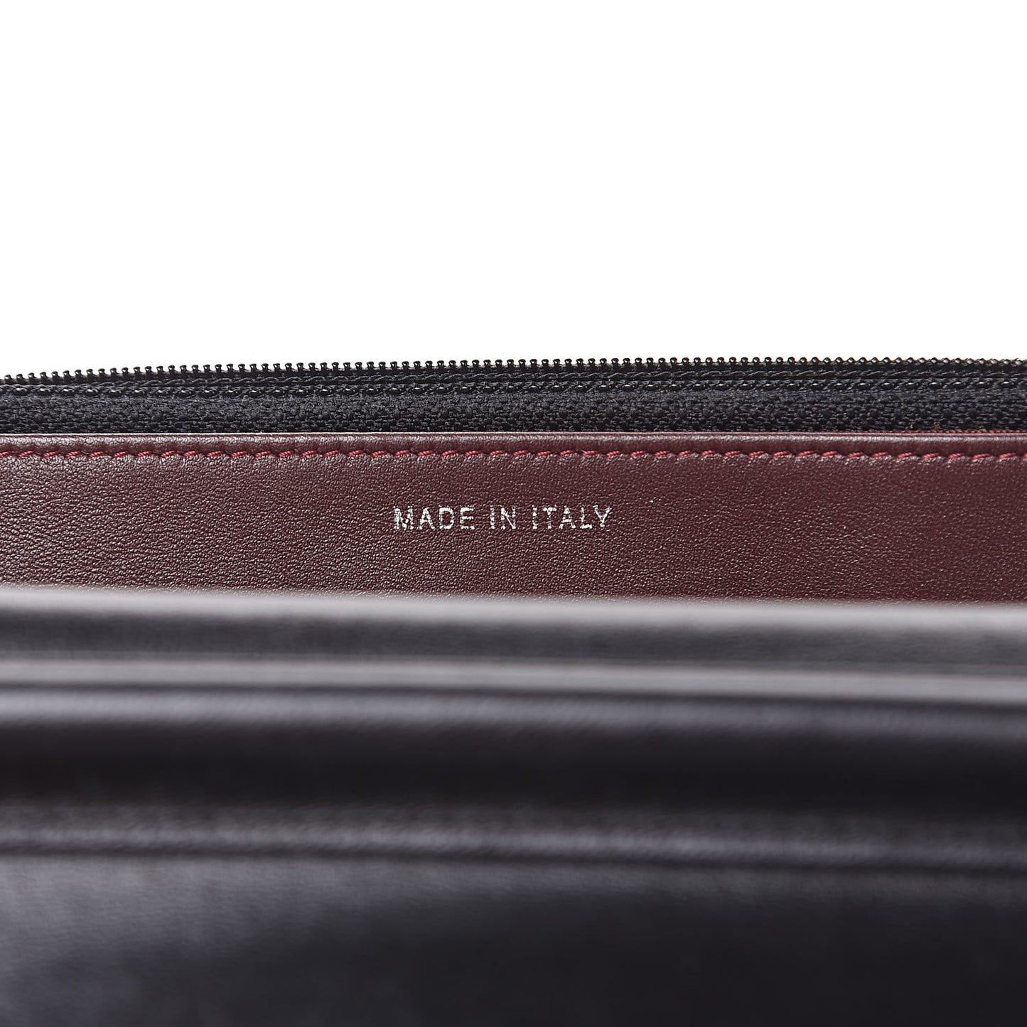 Lambskin Quilted Wallet On Chain WOC Black