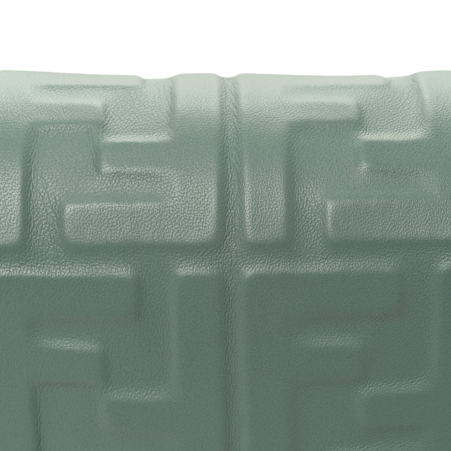 Fendi Nappa FF 1974 Embossed Baguette Menta 8 of 10