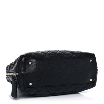 Chanel Caviar Quilted Bowler Black 3 of 17