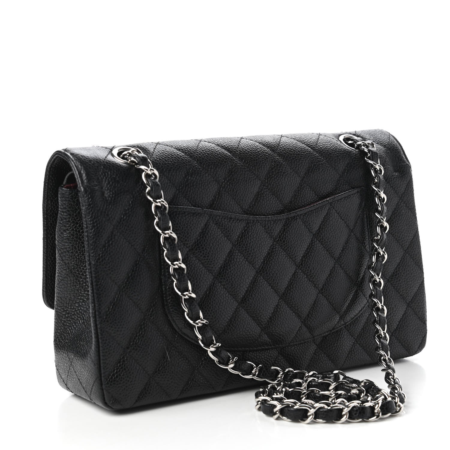 Chanel Caviar Quilted Medium Double Flap Black 3 of 11