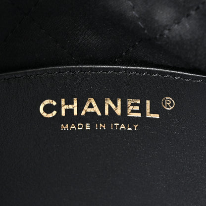 Chanel Shiny Calfskin Quilted Mini Chanel 22 Black 6 of 10