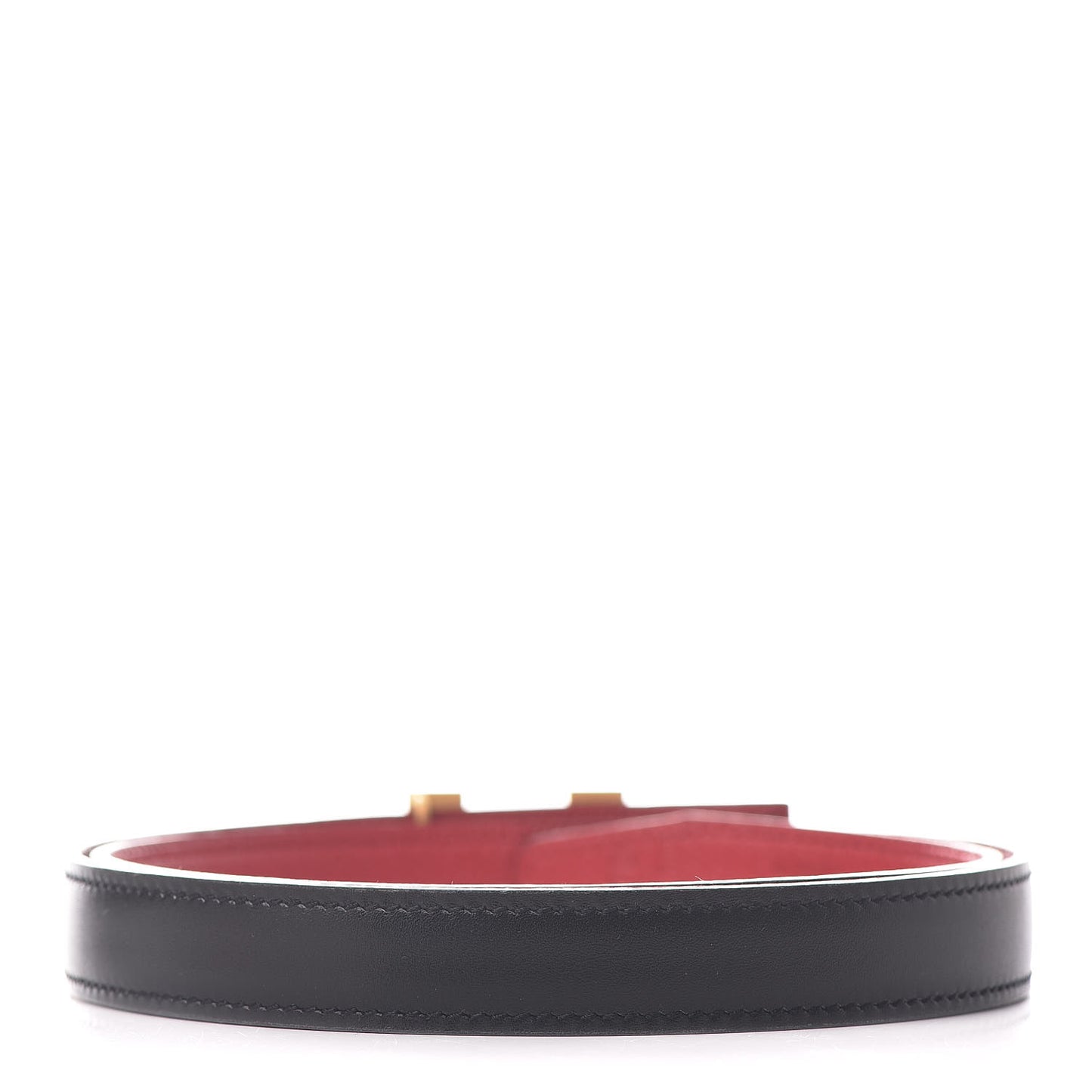 Box Courchevel 18mm H Belt 70 Rouge Vif Black