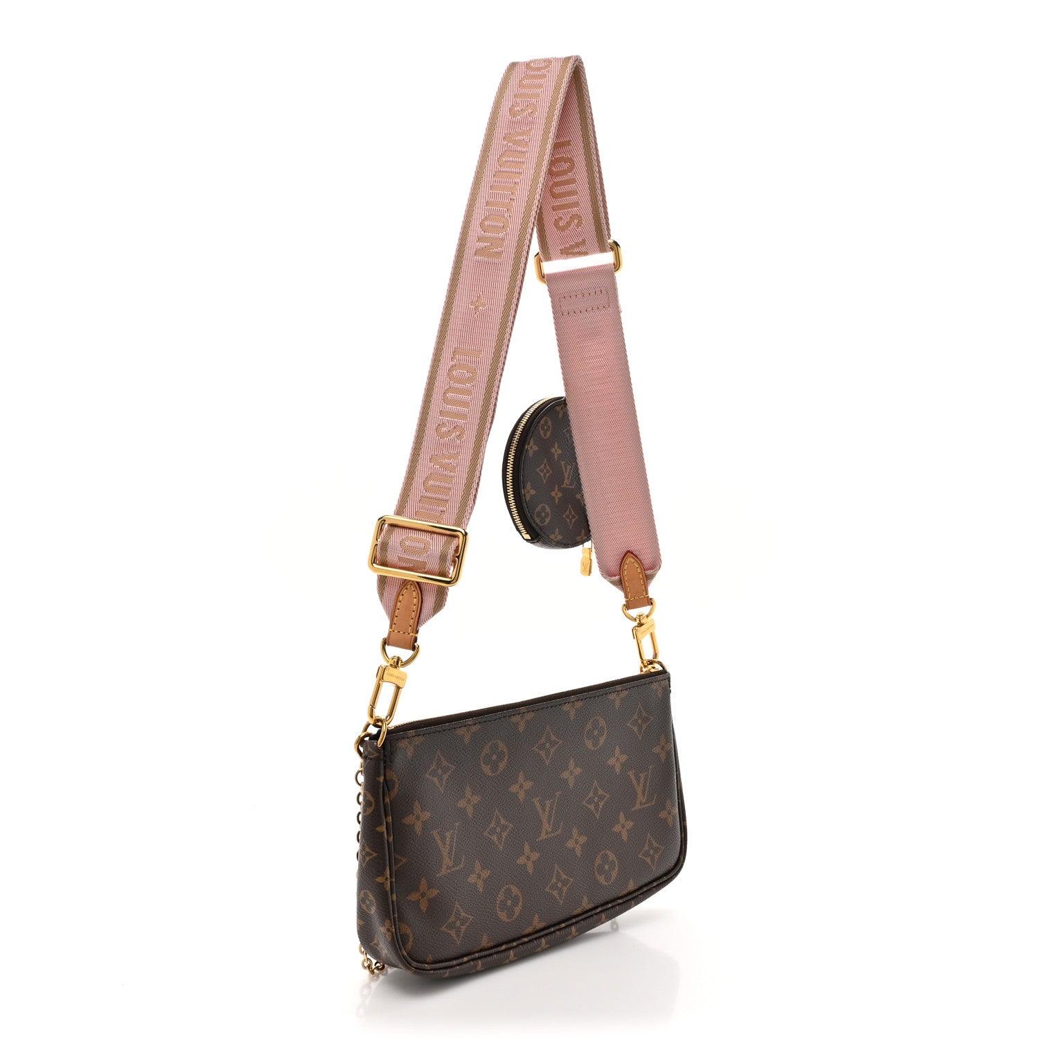 Louis Vuitton Monogram Multi Pochette Accessories Rose Clair 3 of 17