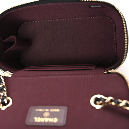Chanel Caviar Quilted Small Vanity Case With Chain Black 5 of 10
