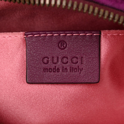 Gucci Velvet Matelasse GG Marmont Belt Bag 85 34 Violet Cyclamen 6 of 13