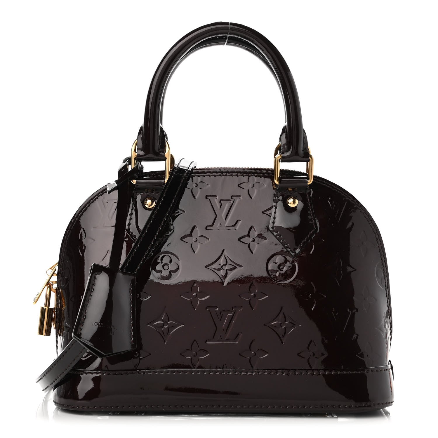 Louis Vuitton Vernis Alma BB Amarante 1 of 9
