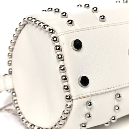 Alexander Wang Calfskin Studded Mini Rockie White Rodium Hardware 7 of 16