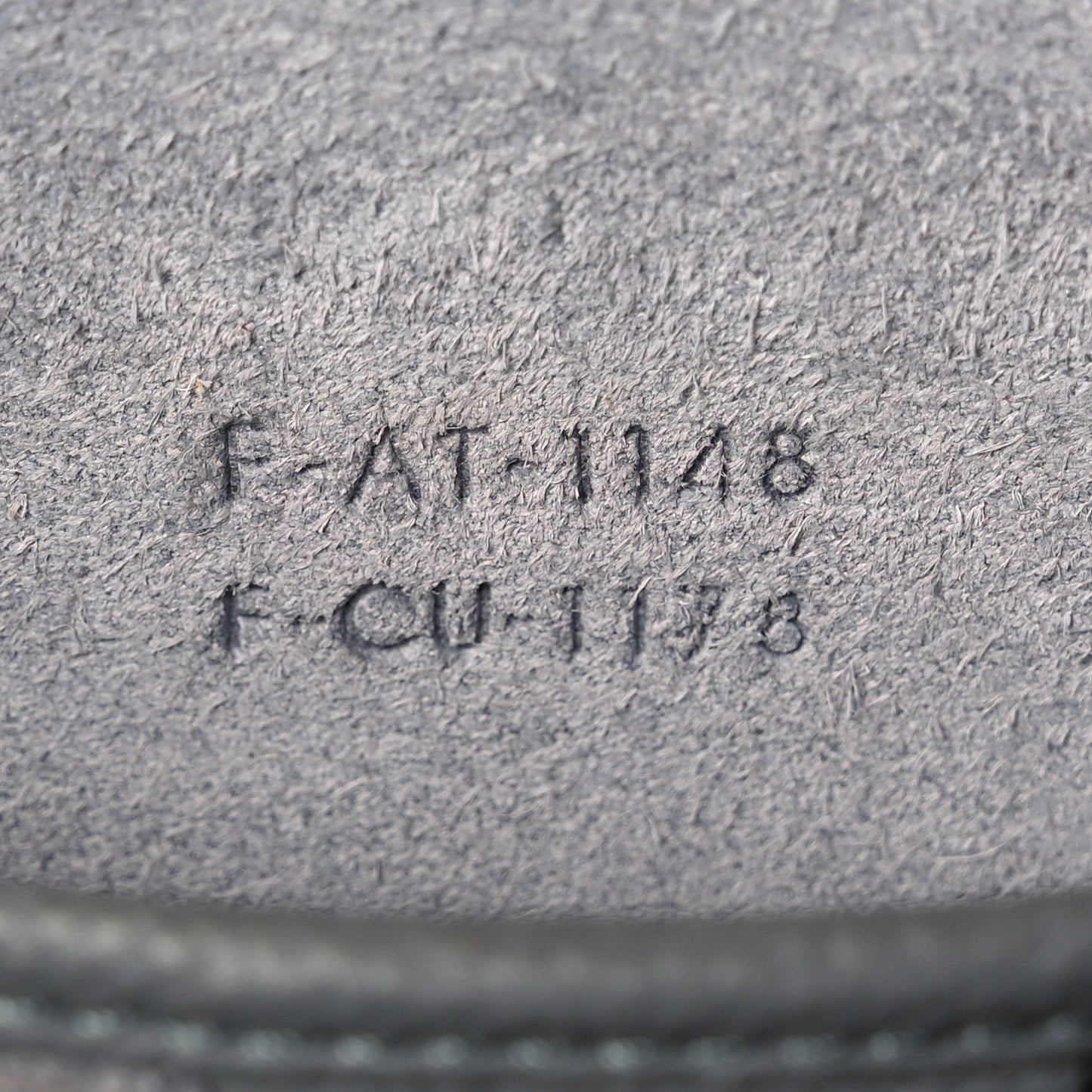 Drummed Calfskin Nano Luggage Kohl