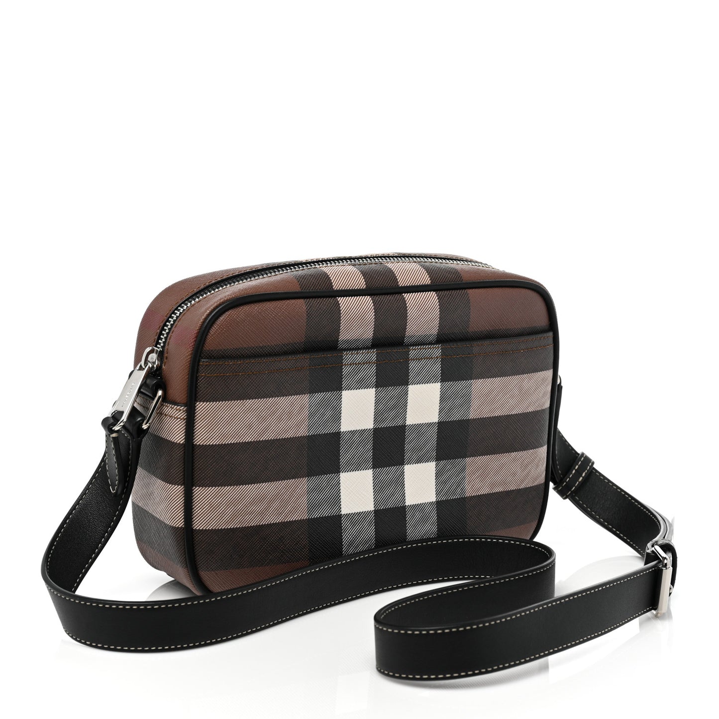 Canvas Check Paddy Messenger Birch Brown