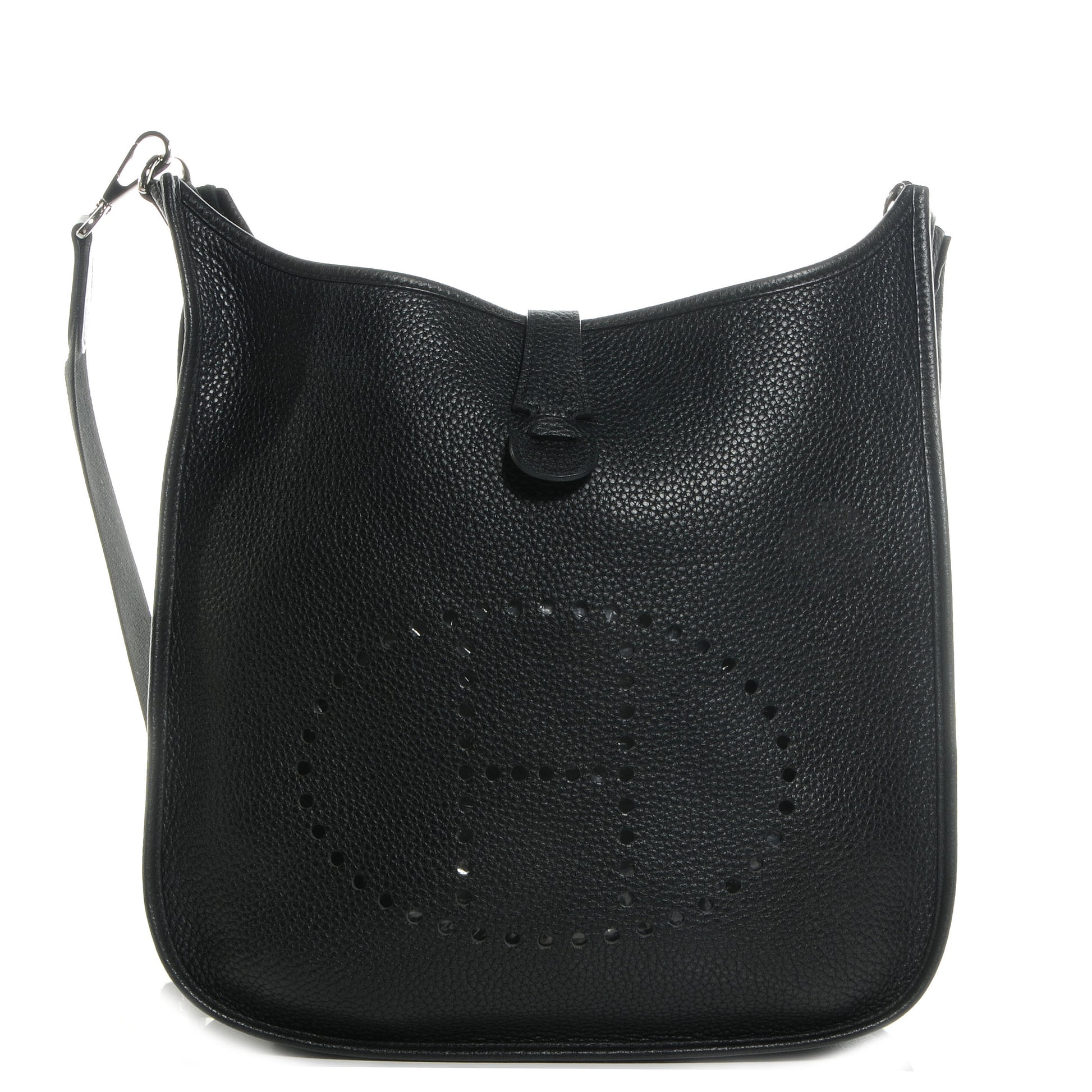 Hermes Taurillon Clemence Evelyne III GM Black 1 of 8