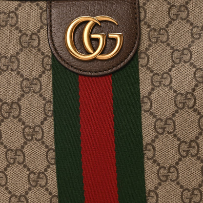 Gucci GG Supreme Monogram Web Small Ophidia Half Moon Hobo Brown 7 of 10