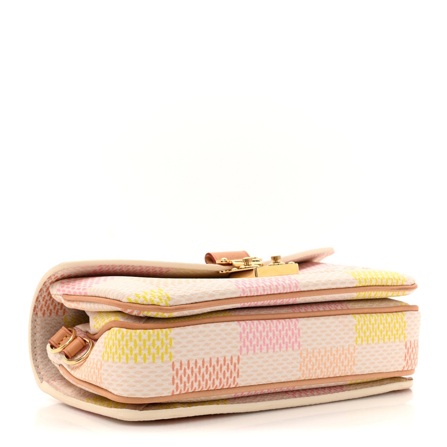 Louis Vuitton Damier Giant Pochette Metis East West Peach 4 of 11
